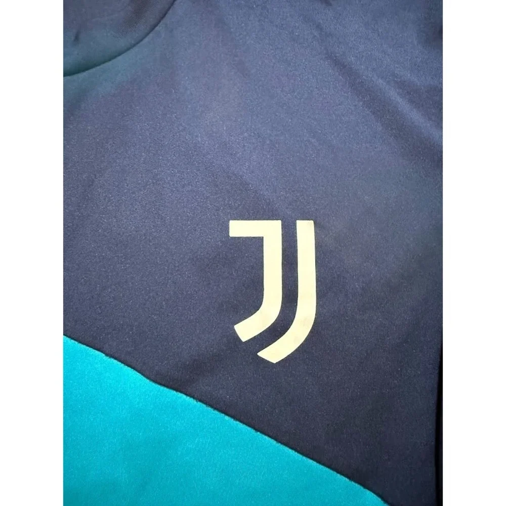 Juventus #12 Adidas Aeroready‎ Goaltender Jersey Mens Medium Blue Long Sleeve.